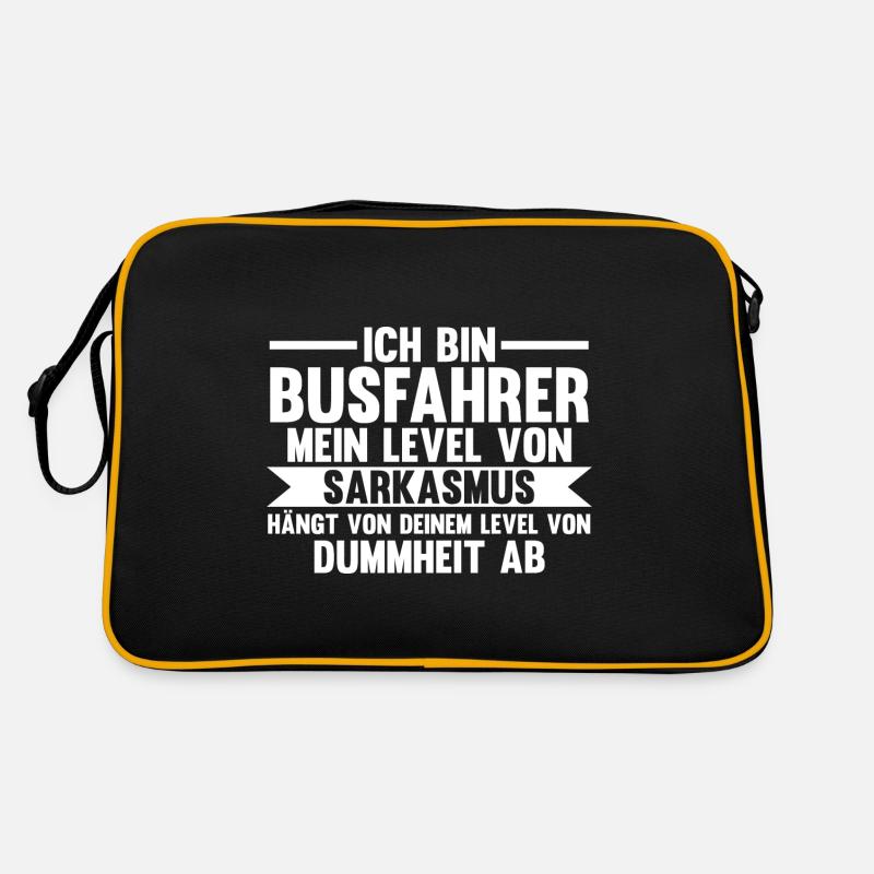 Bus Busfahrer Retro Tasche