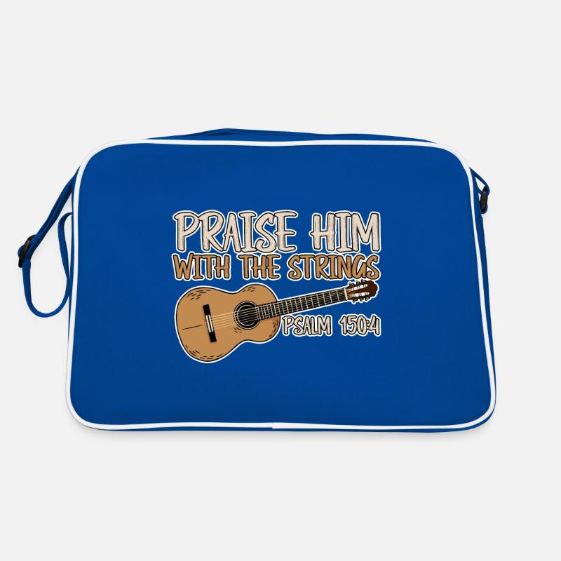 Praise Him With The Strings 2 Retro Tasche