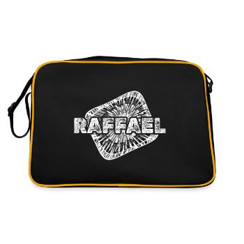 Gift for Raphael - Retro Bag - black/gold - Back