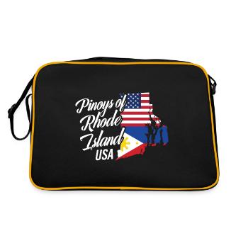 Filipinos of Rhode Island Design for Proud - Retro Bag - black/gold - Back