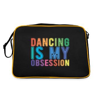 La danse est mon obsession - Sac Retro - noir/or - Dos