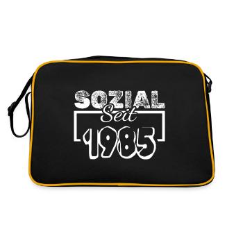 Social 1985 - Retro Bag - black/gold - Back