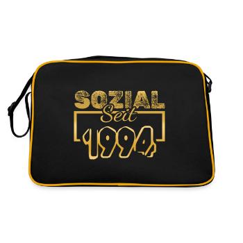 Travailleur social 1994 - Sac Retro - noir/or - Dos
