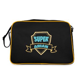 Ariane comme prénom - Sac Retro - noir/or - Dos