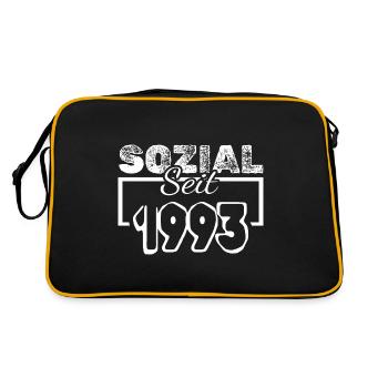 Social 1993 - Retro Bag - black/gold - Back