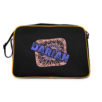 Colleague Darian - Retro Bag - black/gold - Back