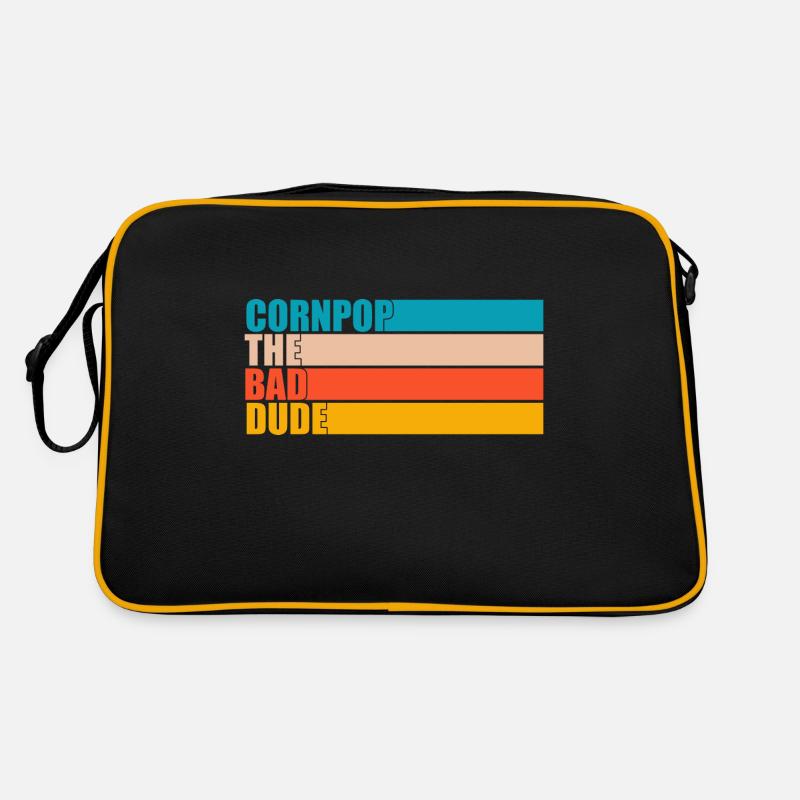 Corn Pop Was A Bad Dude Retro Cornpop Meme Retro Tasche
