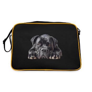 Cane corso - Sac Retro - noir/or - Dos