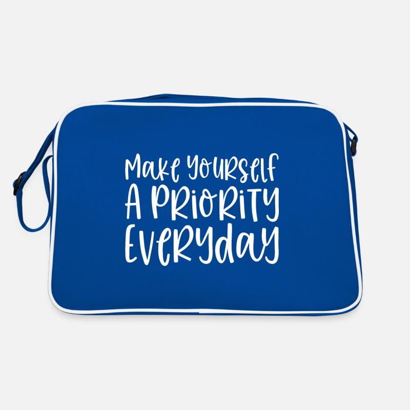 Make Yourself A Priority Everyday Retro Bag
