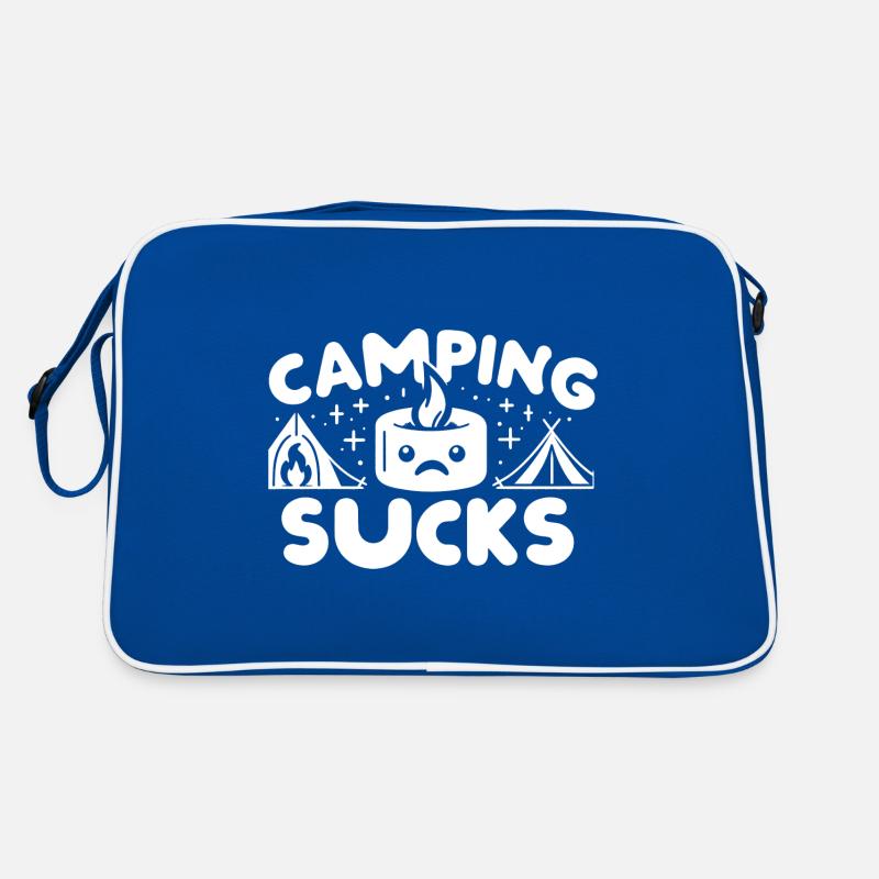Camping Sucks 12 Retro Tasche