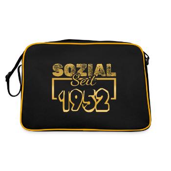 Social 1952 - Retro Bag - black/gold - Back