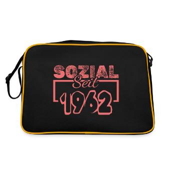 Travailleur social 1962 - Sac Retro - noir/or - Dos