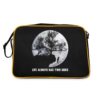 Depression - Retro Tasche - Schwarz/Gold - Hinten