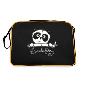Chemise cadeaux oursons - Sac Retro - noir/or - Dos