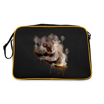 Chemise cadeau australie Koala Bear - Sac Retro - noir/or - Dos