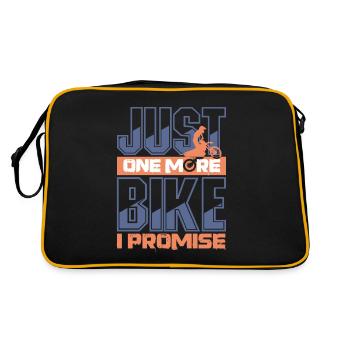 une seule moto de plus a promis plus de chemise - Sac Retro - noir/or - Dos