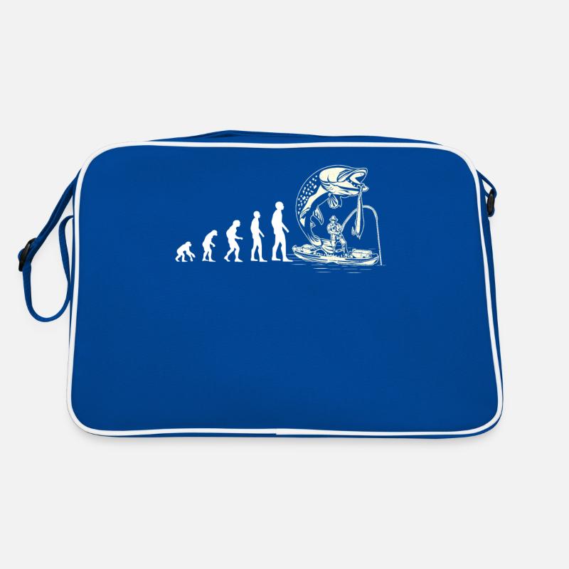 Evolution Kanu Angler weiss Retro Tasche