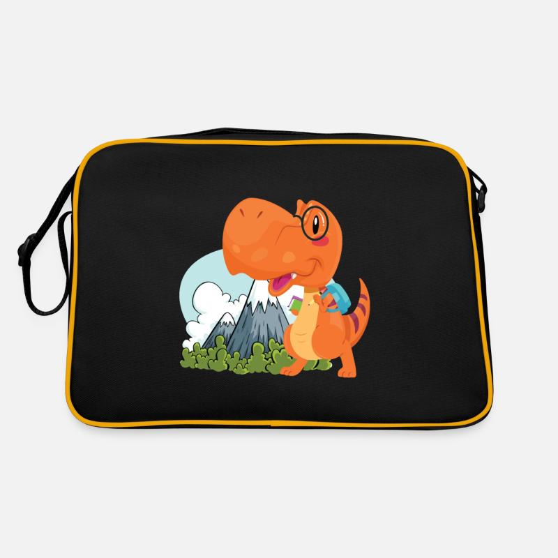 cool drôle nerd Dino Sac Retro