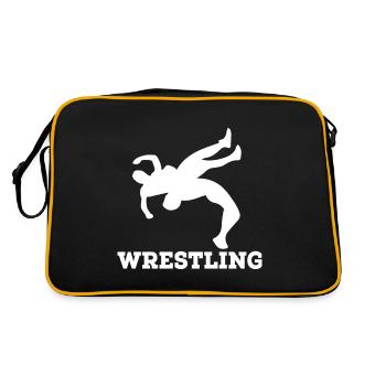 wrestling - Sac Retro - noir/or - Dos