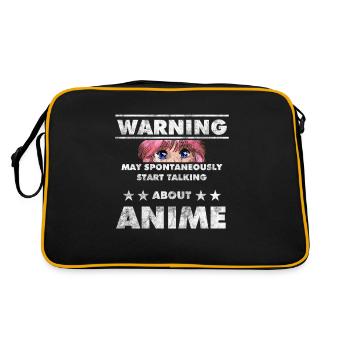 Anime - Sac Retro - noir/or - Dos