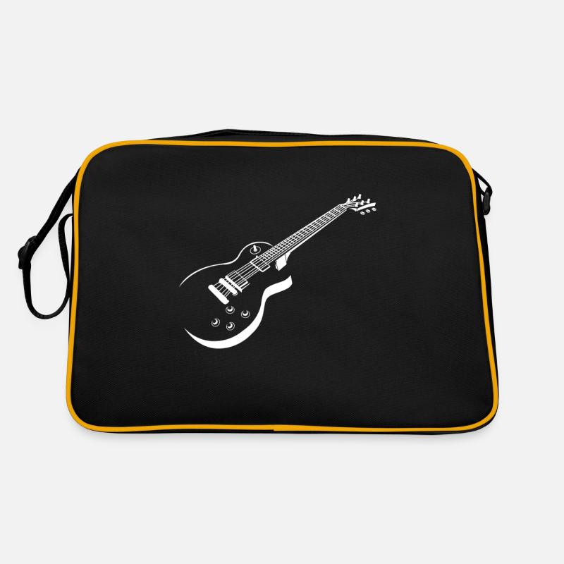 guitariste - Sac Retro - noir/or