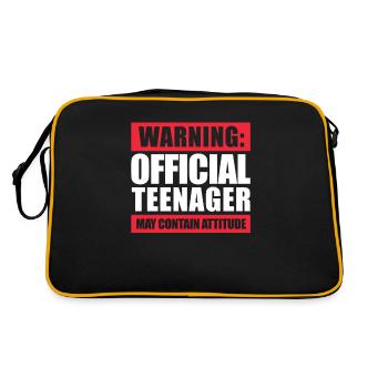 adolescent - Sac Retro - noir/or - Dos