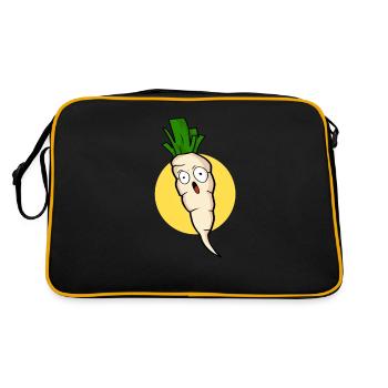 Sugarbeet surprised - Retro Bag - black/gold - Back