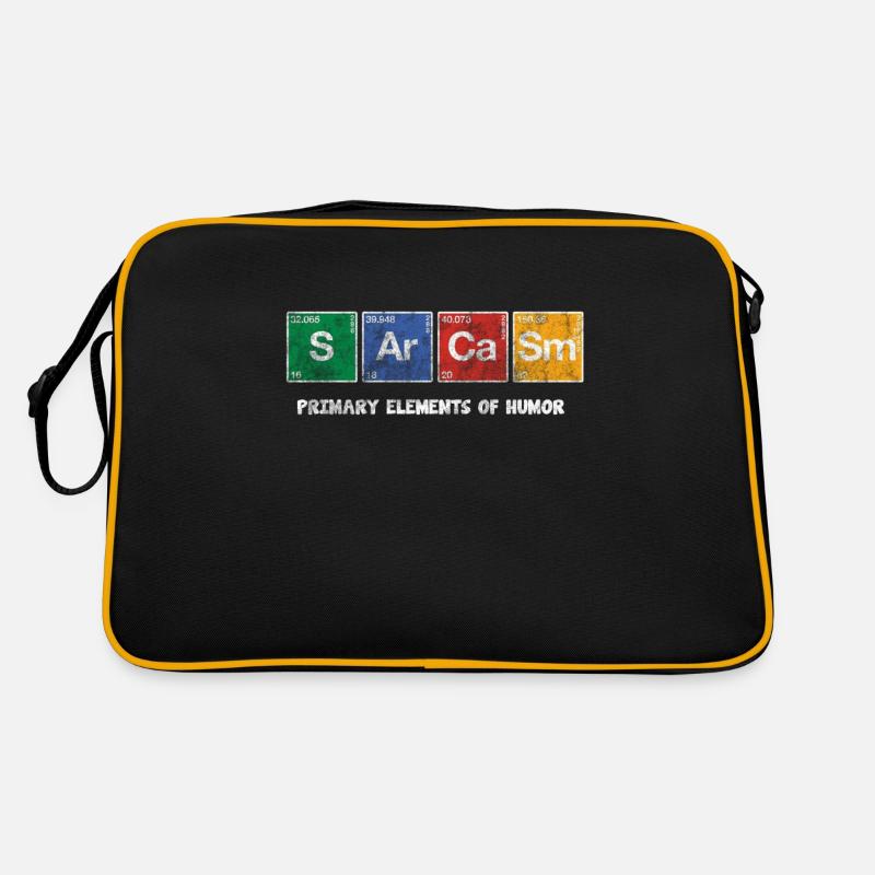 Sarcasm Periodic Table Elements cadeau nerd Sac Retro
