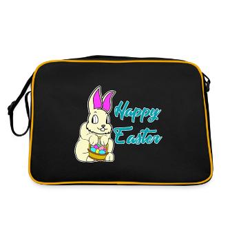 Happy Easter - Happy Easter - Retro Bag - black/gold - Back
