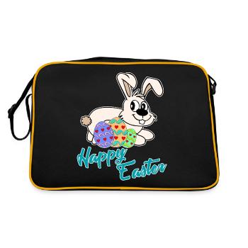 Happy Easter - Happy Easter - Retro Bag - black/gold - Back