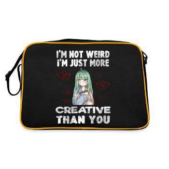 Anime - Retro Bag - black/gold - Back