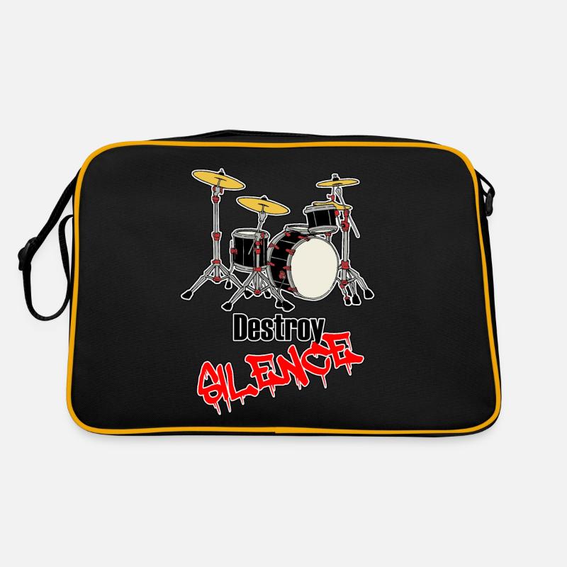 Drummer - Drums - Destroy Silence Retro Bag