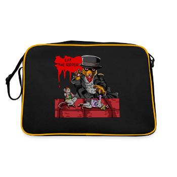 CAT THE RIPPER - Le chat tueur de Londres - Sac Retro - noir/or - Dos
