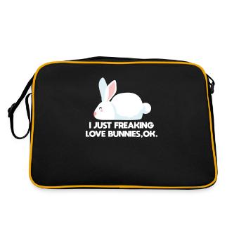 Hare - Retro Bag - black/gold - Back