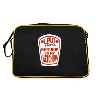 Ketchup - Retro Bag - black/gold - Back