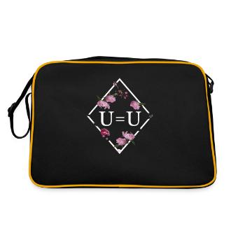 U = U indétectable est égal à VIH non transmissible - Sac Retro - noir/or - Dos