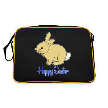 Happy Easter - Happy Easter - Retro Bag - black/gold - Back
