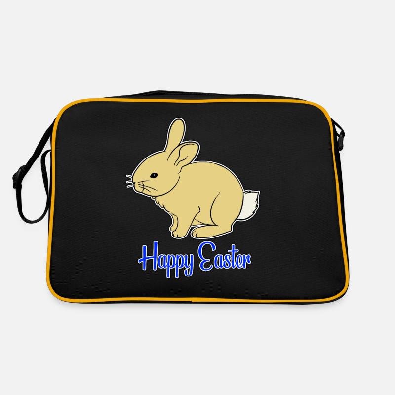 Happy Easter - Frohe Ostern Retro Tasche