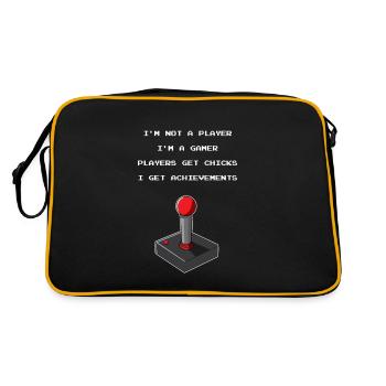 Cadeau de joueur de succès de joueur drôle - Sac Retro - noir/or - Dos