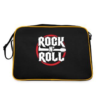 Rock And Roll - Retro Bag - black/gold - Back