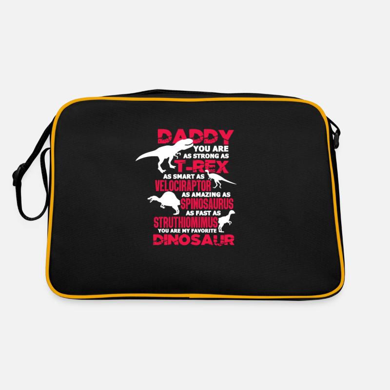 Père dinosaure Sac Retro
