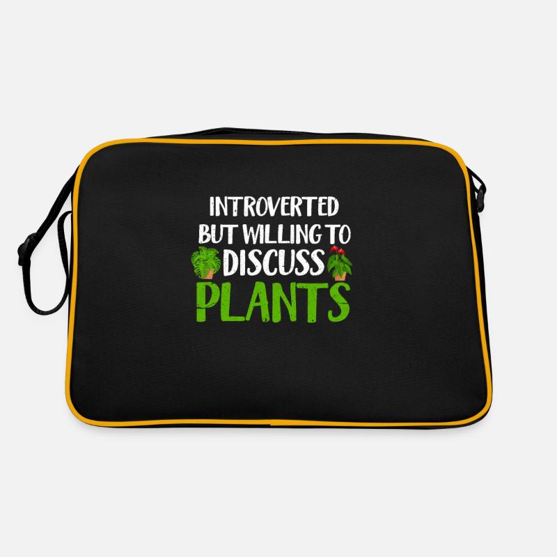 Pflanze Garten Gartenarbeit Pflanzen Geschenk Retro Tasche