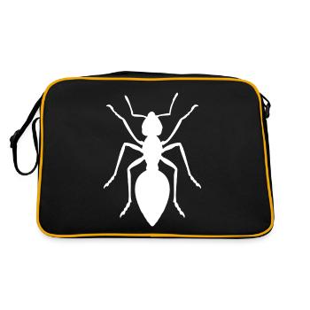 Fourmi - design avec des fourmis - Sac Retro - noir/or - Dos