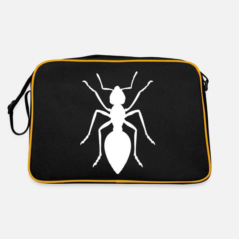 Ameise - Design mit Ameisen Retro Tasche