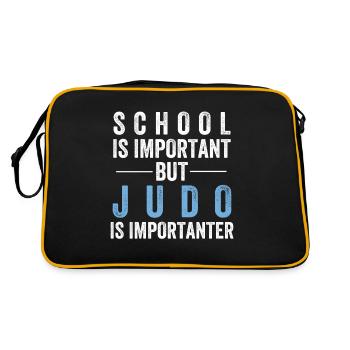 Judo - Retro Tasche - Schwarz/Gold - Hinten