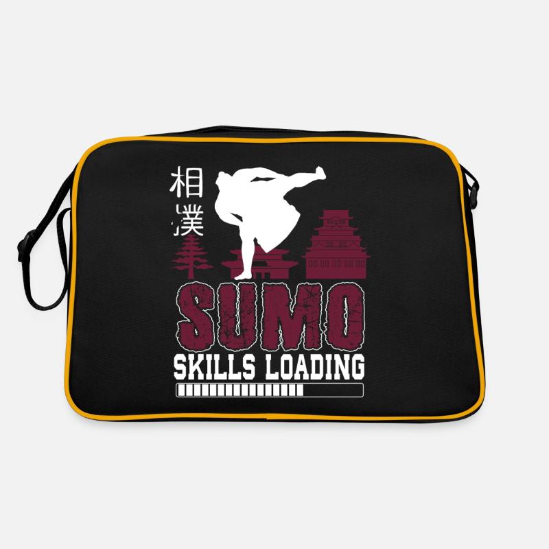 Sumo Skills Loading Japanes Wrestler Gift Retro Tasche