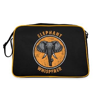 elephant - Retro Bag - black/gold - Back