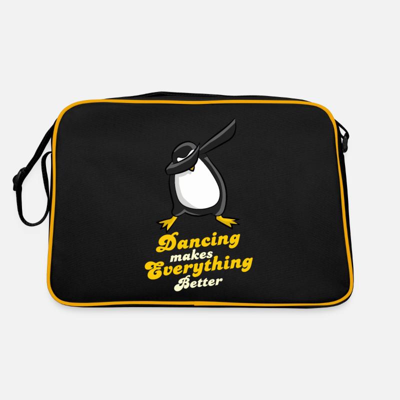 Dubbing penguin dubstep dancing gift Retro Bag