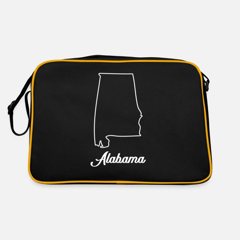 Alabama map Retro Bag