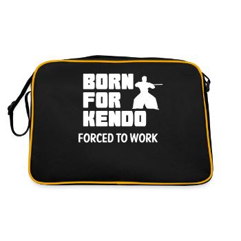 Kendo - Retro Bag - black/gold - Back
